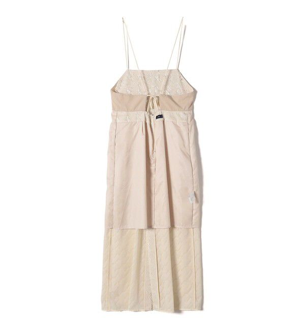 SHIPS for women「〈手洗い可能〉フリンジ ジャカード キャミ ワンピース 24SS」|ワンピース|