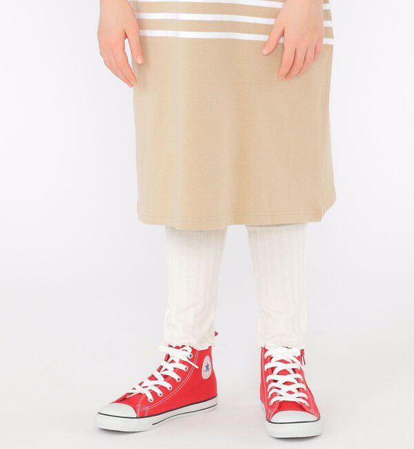 SHIPS KIDS「SHIPS KIDS:145～170cm /〈接触冷感/UVカット〉リブ レギンス」|レギンス・スパッツ|