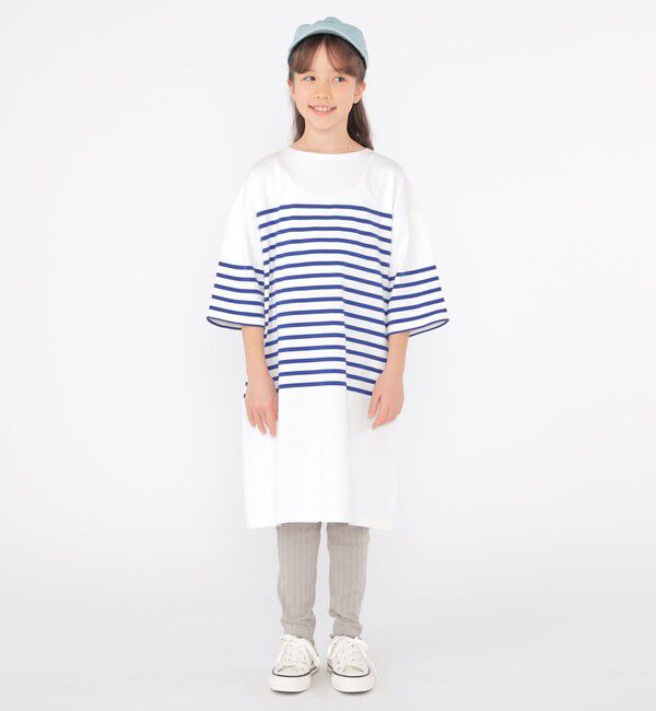 SHIPS KIDS「SHIPS KIDS:145～170cm /〈接触冷感/UVカット〉リブ レギンス」|レギンス・スパッツ|