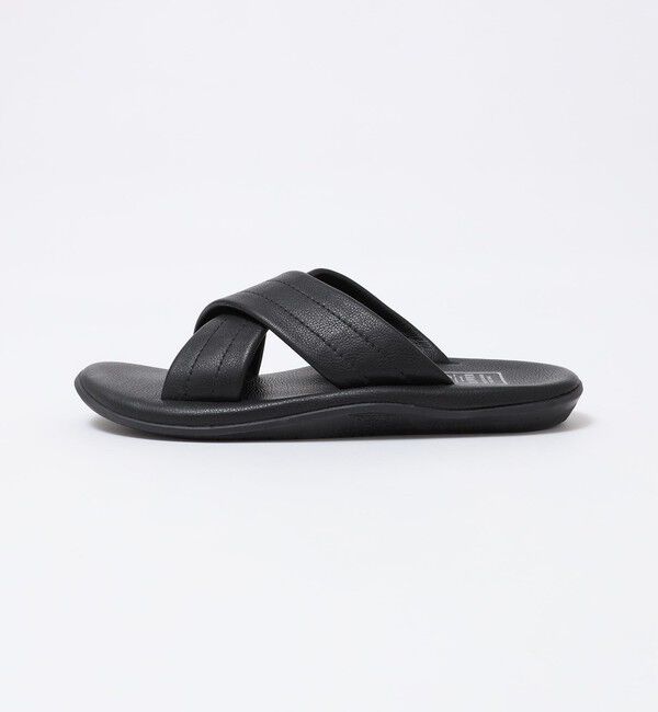 SHIPS「【SHIPS 別注】ISLANDSLIPPER: クロス レザー サンダル」|サンダル|