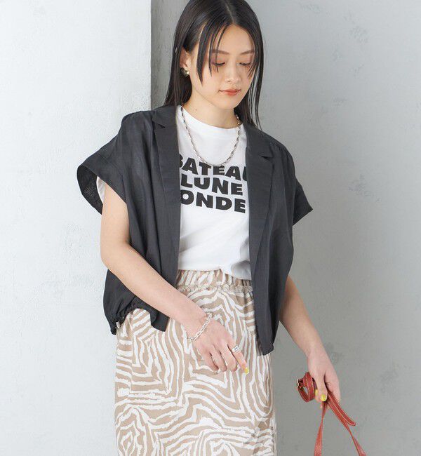 SHIPS for women「〈手洗い可能〉リネン ラペル デザイン 羽織 シャツ ◇」|シャツ・ブラウス|