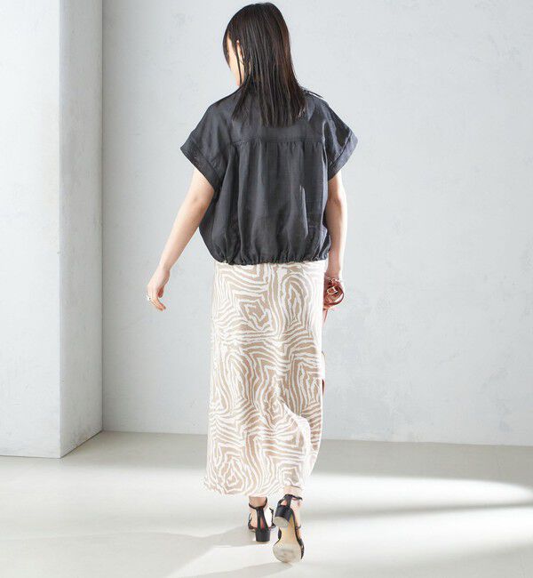 SHIPS for women「〈手洗い可能〉リネン ラペル デザイン 羽織 シャツ ◇」|シャツ・ブラウス|