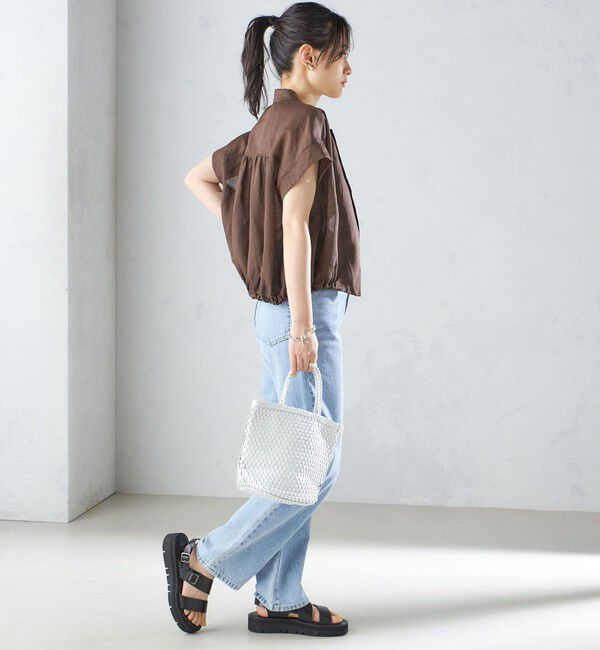 SHIPS for women「〈手洗い可能〉リネン ラペル デザイン 羽織 シャツ ◇」|シャツ・ブラウス|