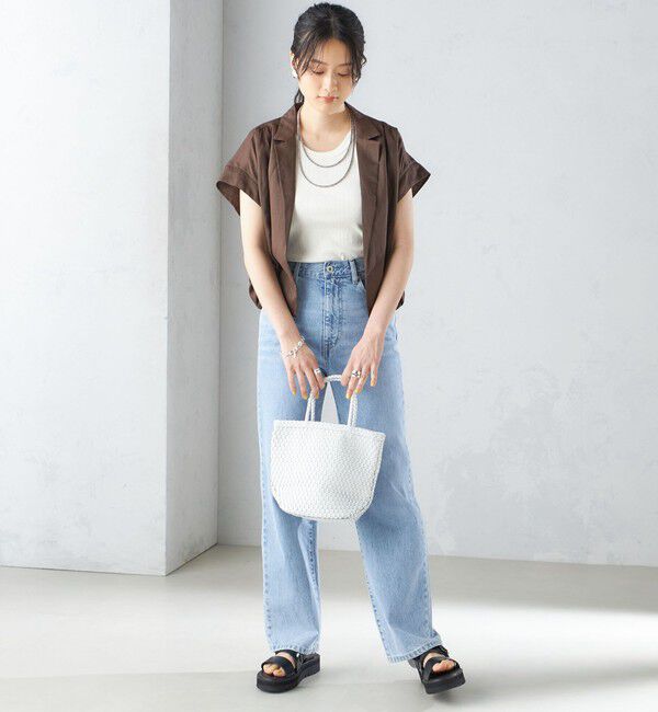 SHIPS for women「〈手洗い可能〉リネン ラペル デザイン 羽織 シャツ ◇」|シャツ・ブラウス|