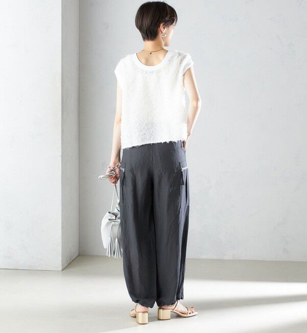 SHIPS for women「〈手洗い可能〉裾 ドロスト カーゴ パンツ ◇」|その他|