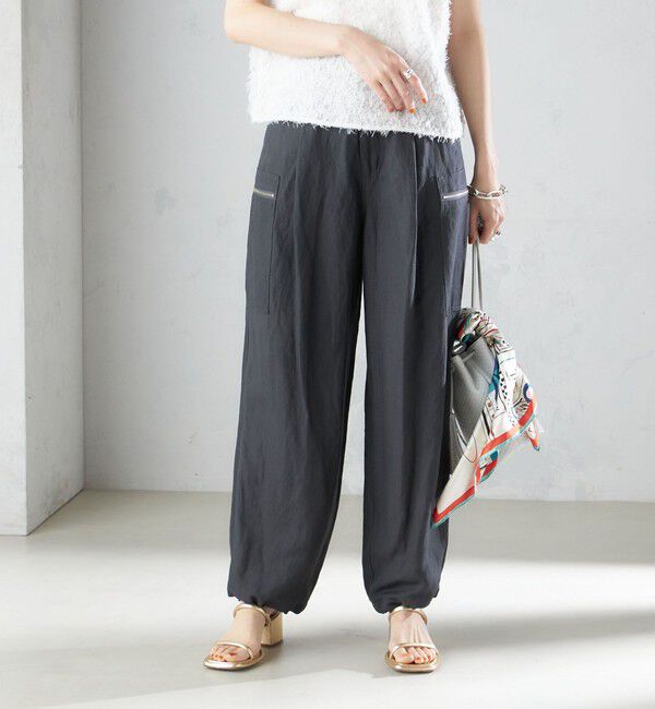 SHIPS for women「〈手洗い可能〉裾 ドロスト カーゴ パンツ ◇」|その他|