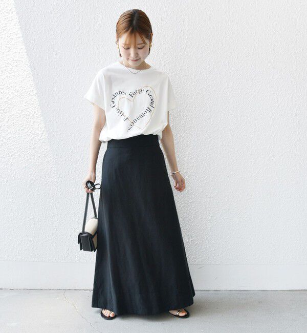 SHIPS for women「〈手洗い可能〉麻混 フレア マキシ スカート 」|スカート|