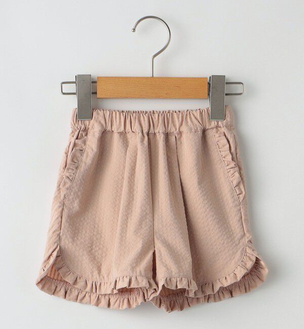 SHIPS KIDS「SHIPS KIDS:80～90cm /〈吸水速乾〉フリル ショート パンツ」|その他|ピンクベージュ