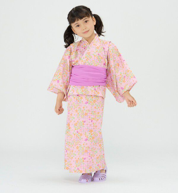 SHIPS Colors 「SHIPS Colors:〈洗濯機可能〉2WAY 浴衣(100~130cm)◇」|その他|ラベンダー