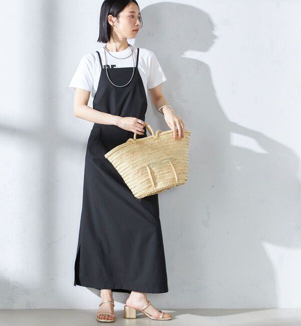 SHIPS for women「〈手洗い可能〉バッククロス キャミ ワンピース」|その他|ブラック