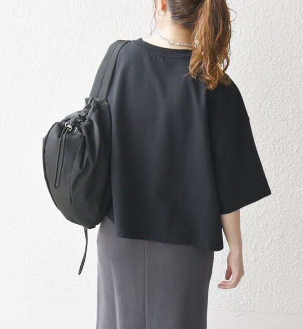 SHIPS any「SHIPS any:〈洗濯機可能〉インレイ ハーフスリーブ ショートTEE」|Tシャツ・カットソー|