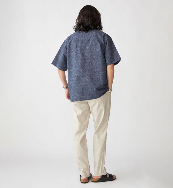 SHIPS「SHIPS:〈接触冷感・撥水等〉COOL DOTS(R) 2WAYストレッチ ドビープリントTシャツ」|Tシャツ・カットソー|