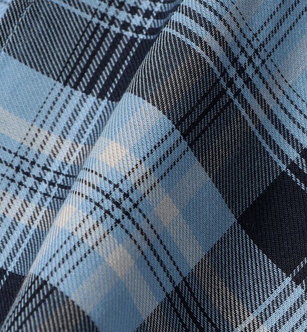 SHIPS any「SHIPS any:〈洗濯機可能〉ペール チェック ヨーク フリル ワンピース」|ワンピース|