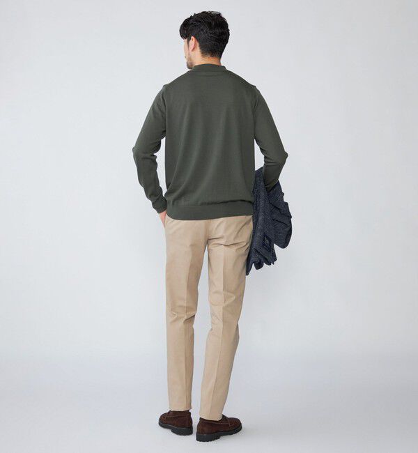 SHIPS「SHIPS: 〈手洗い可能〉ウォッシャブル コットン ツイル スラックス」|スラックス|