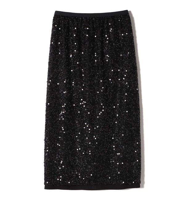 SHIPS for women「〈手洗い可能〉スパンコール Iライン スカート」|スカート|