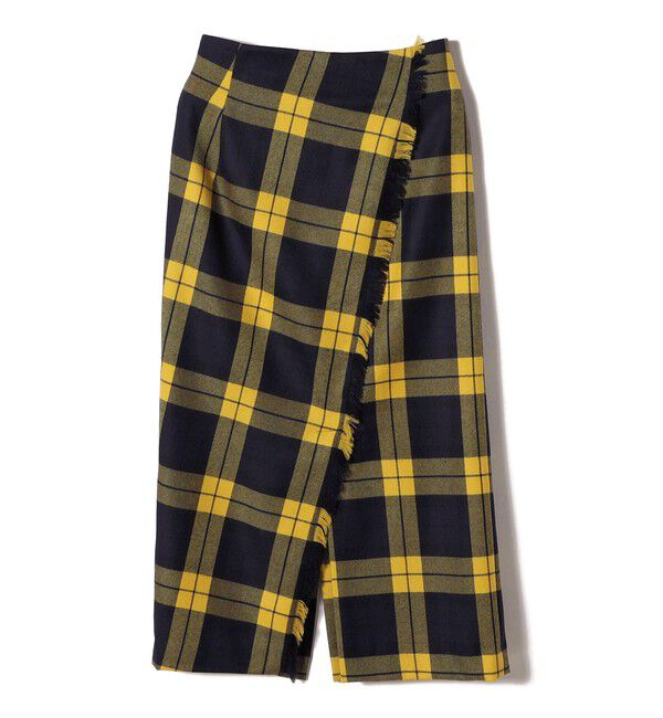 SHIPS for women「チェック フリンジ スカート」|スカート|