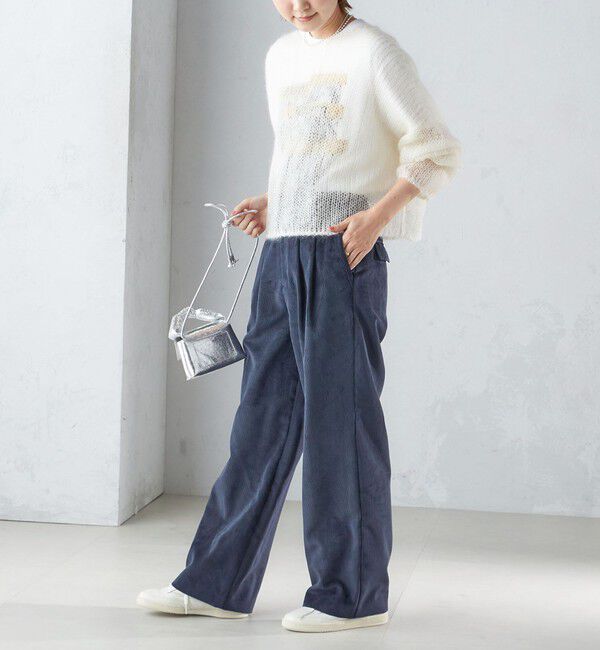 SHIPS for women「〈洗濯機可能〉コーデュロイ 2タック パンツ」|その他|