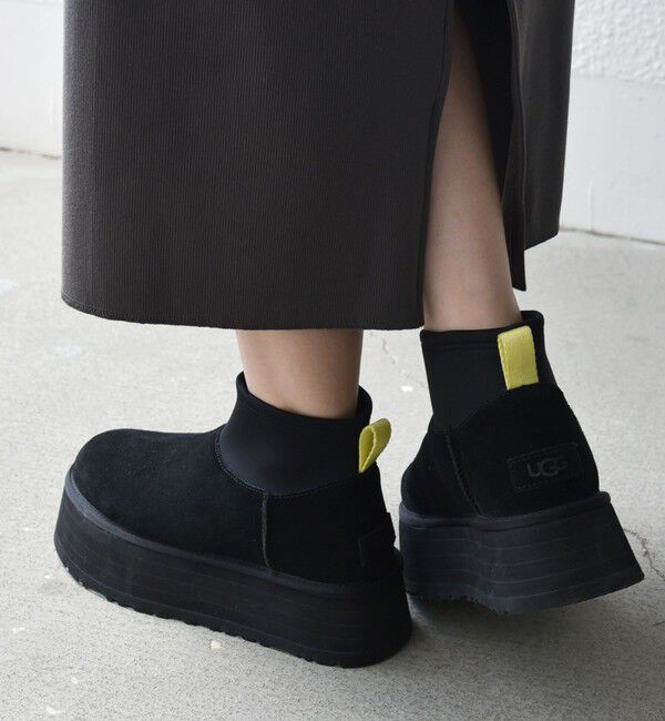 SHIPS for women「UGG:CLASSIC MINI DIPPER」|ショートブーツ|