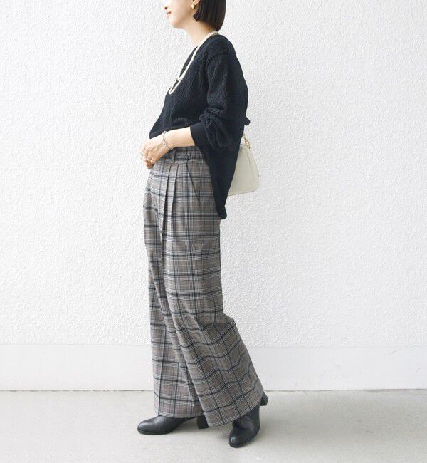 SHIPS for women「【WEB限定】〈手洗い可能〉ランダムブルーゼ ロングスリーブ プルオーバー」|プルオーバー|