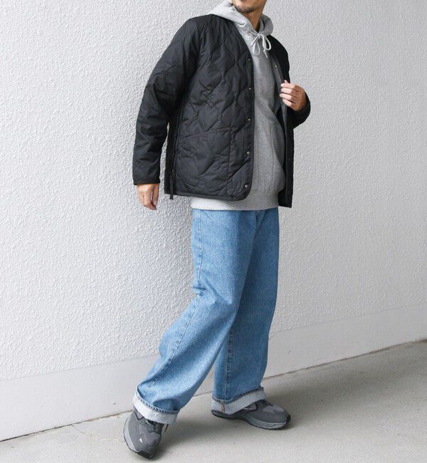 SHIPS any「【SHIPS any別注】TAION: 〈手洗い可能〉ダウンキルト スリット ボタン カーディガン◇」|ダウン|