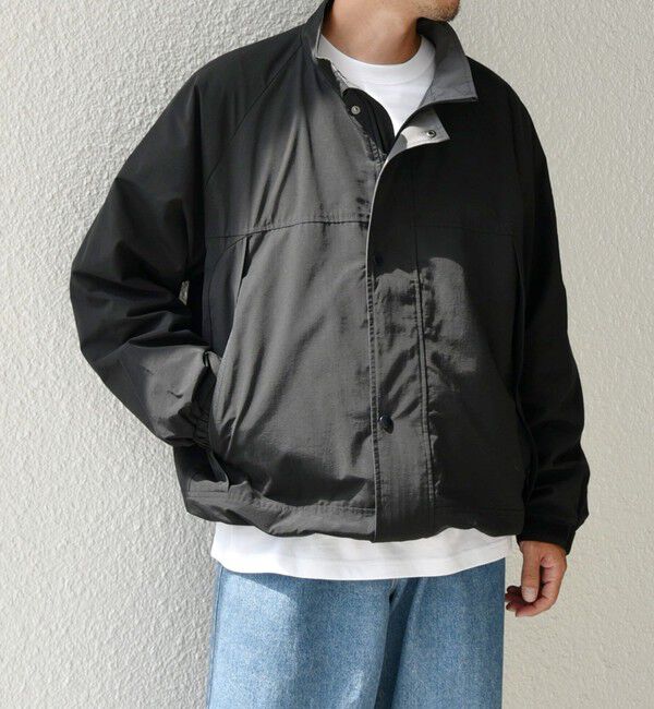 SHIPS any「【SHIPS any別注】HINSON: 2トーン スピンドル ショート モンスター ブルゾン◇」|ブルゾン・スタジャン|