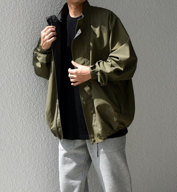 SHIPS any「【SHIPS any別注】HINSON: 2トーン スピンドル ショート モンスター ブルゾン◇」|ブルゾン・スタジャン|