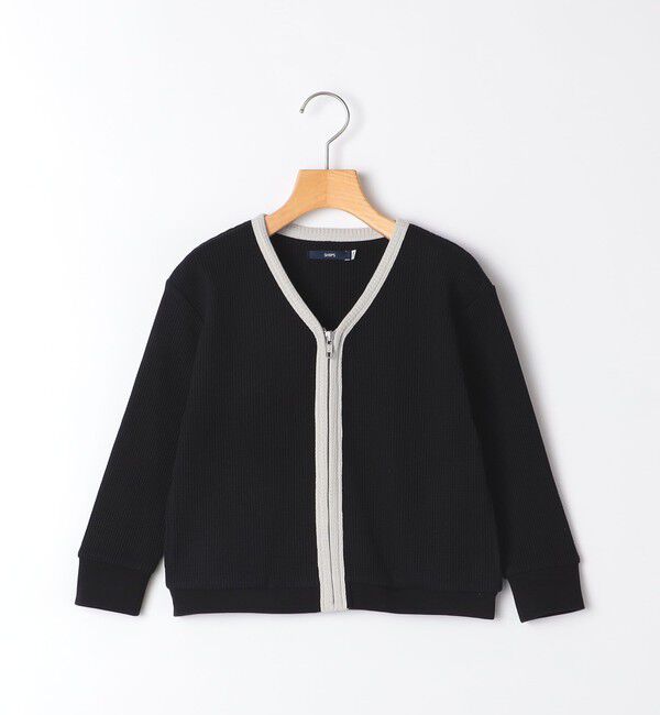 SHIPS KIDS「SHIPS KIDS:100～130cm / ワッフル カーディガン」|カーディガン|