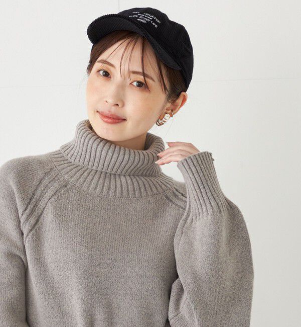 SHIPS Colors 「odds:コーデュロイ ロゴ キャップ」|キャップ・キャスケット|