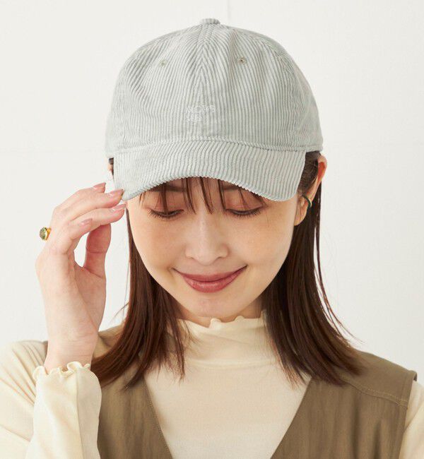 SHIPS Colors 「odds:コーデュロイ ロゴ キャップ」|キャップ・キャスケット|ライトブルー