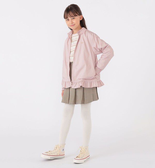 SHIPS KIDS「SHIPS KIDS:140～150cm / 〈撥水〉 フリル パーカー」|その他|