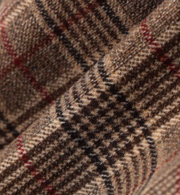 SHIPS any「SHIPS any:〈手洗い可能〉ウールライク チェック セミワイド グルカ パンツ」|その他|