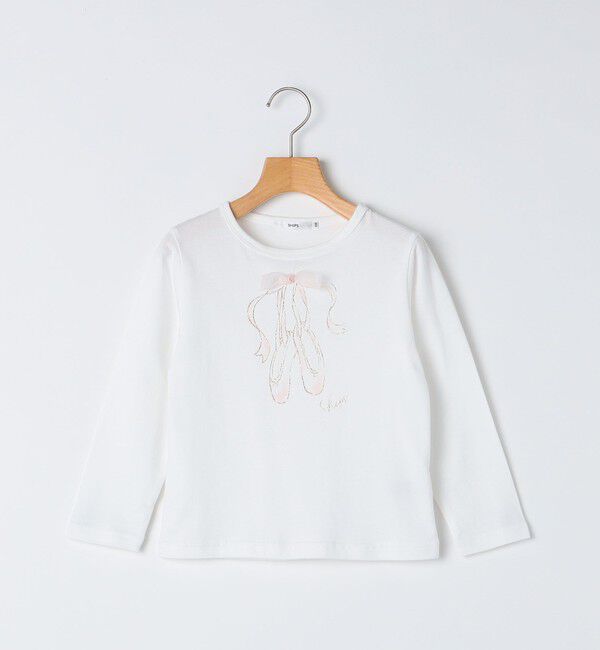 SHIPS KIDS「SHIPS KIDS:100～130cm / バレエ 長袖 TEE」|Tシャツ・カットソー|
