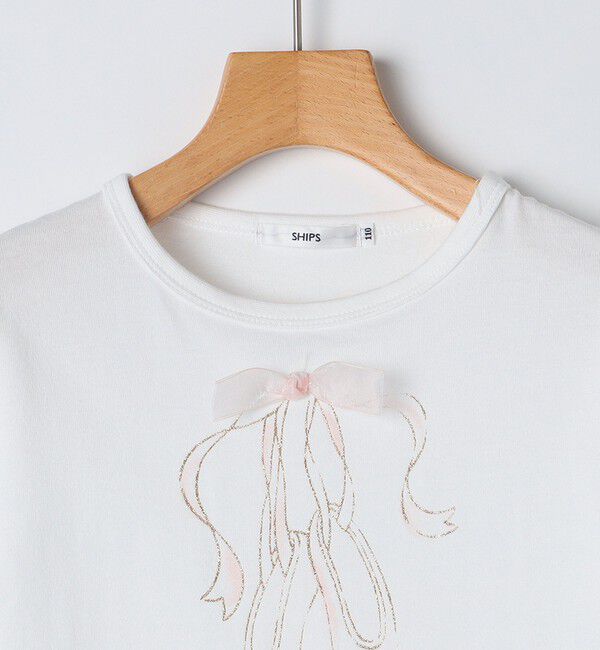 SHIPS KIDS「SHIPS KIDS:100～130cm / バレエ 長袖 TEE」|Tシャツ・カットソー|
