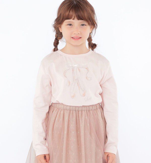 SHIPS KIDS「SHIPS KIDS:100～130cm / バレエ 長袖 TEE」|Tシャツ・カットソー|