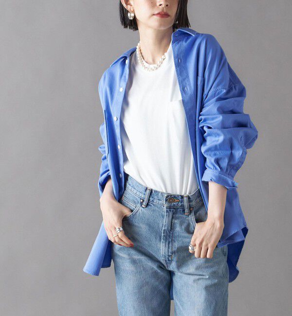 SHIPS for women「SHIPS NINE CASE:ダイド シャツ 」|シャツ・ブラウス|ブルー