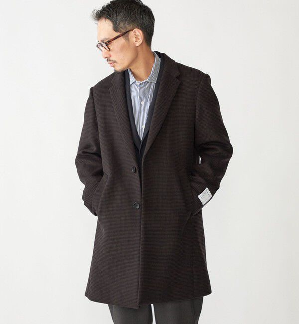 SHIPS「SHIPS: スーパー120'S メルトン チェスター コート 24FW」|その他|ブラウン