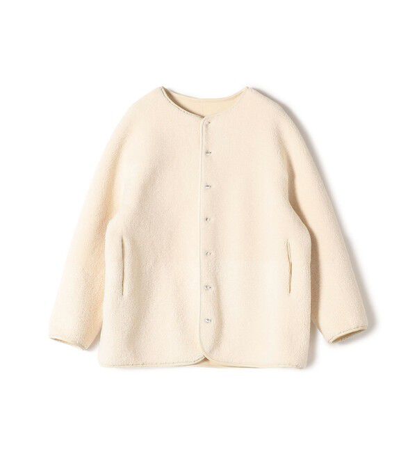 SHIPS for women「〈手洗い可能〉リバーシブル ボア &times; フリース ブルゾン」|ブルゾン・スタジャン|