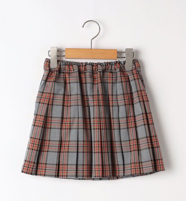 SHIPS KIDS「SHIPS KIDS:100～130cm / チェック プリーツ スカート」|スカート|