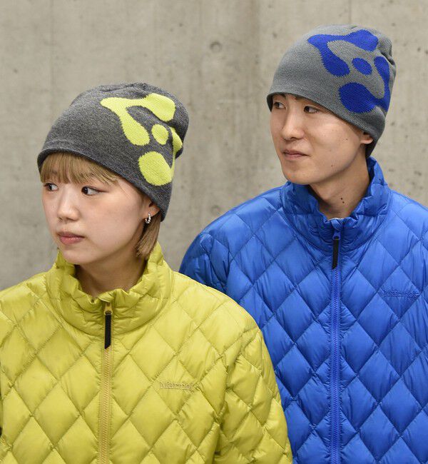 SHIPS「City Ambient Products:〈手洗い可能〉ロゴ ビーニー ニット帽」|ニット帽|