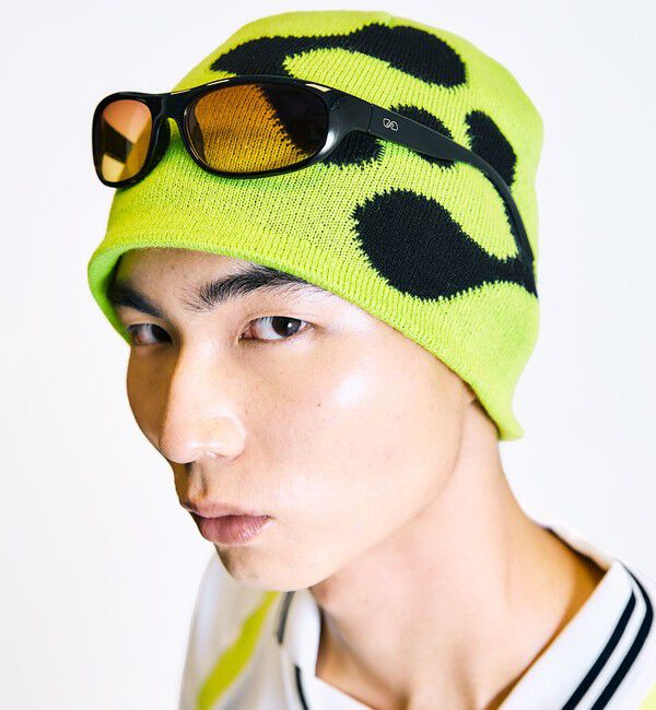 SHIPS「City Ambient Products:〈手洗い可能〉ロゴ ビーニー ニット帽」|ニット帽|