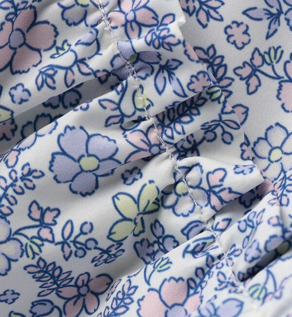 SHIPS Colors 「《一部追加予約》SHIPS Colors:80～130cm /フラワープリント ジップフード ブルゾン◆」|ブルゾン・スタジャン|