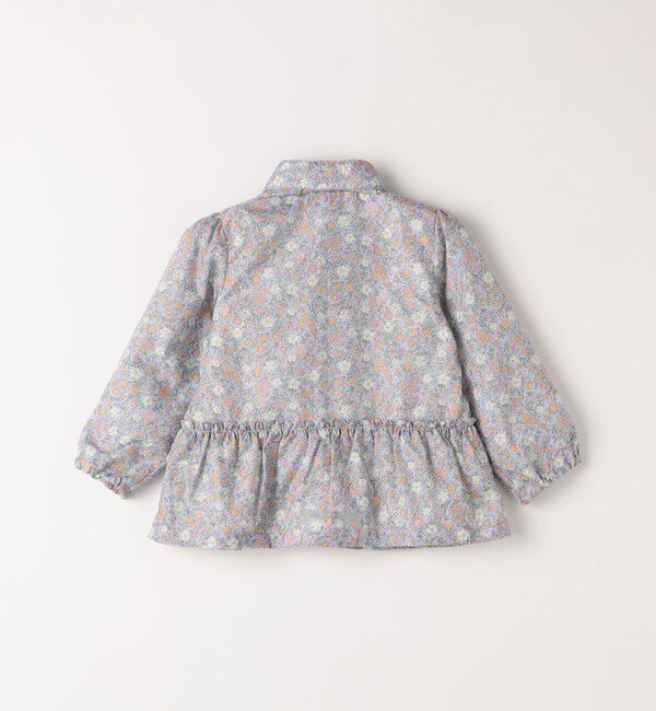 SHIPS Colors 「《一部追加予約》SHIPS Colors:80～130cm /フラワープリント ジップフード ブルゾン◆」|ブルゾン・スタジャン|