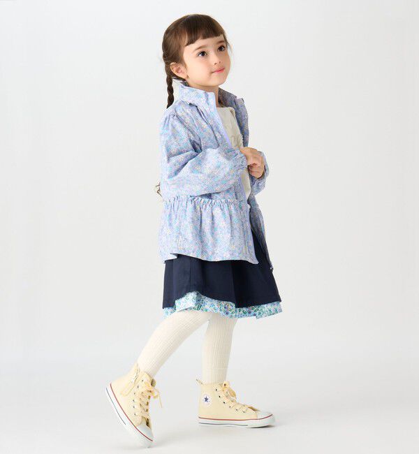 SHIPS Colors 「《一部追加予約》SHIPS Colors:80～130cm /フラワープリント ジップフード ブルゾン◆」|ブルゾン・スタジャン|