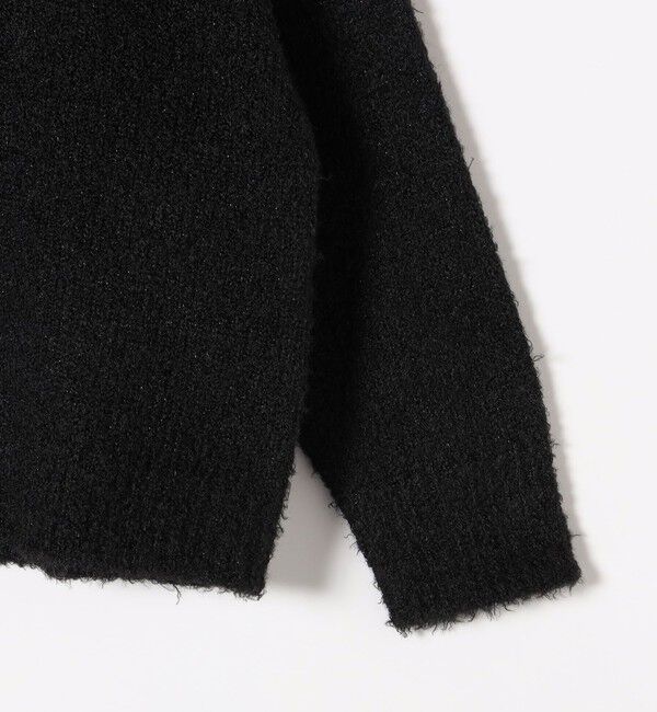 quaranciel「quaranciel:〈手洗い可能〉フェザーヤーン Vネック ラメ ニット カーディガン」|カーディガン|