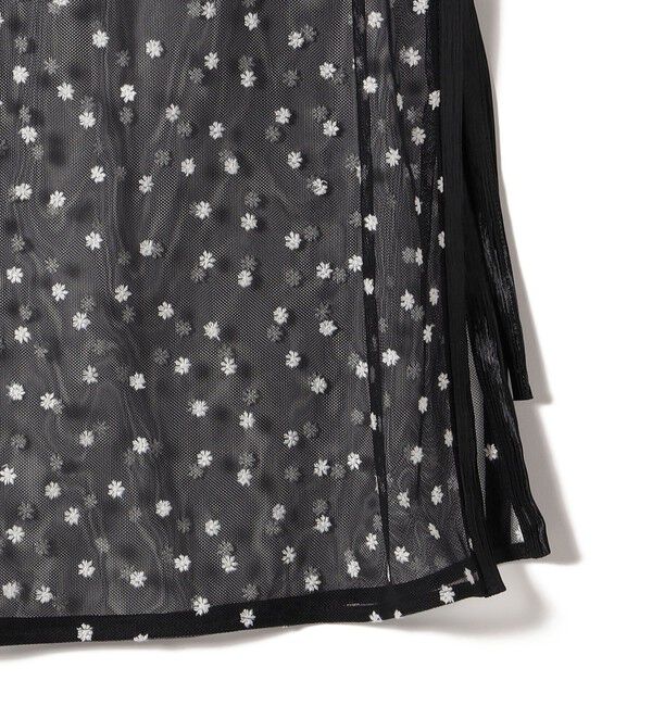 SHIPS for women「〈手洗い可能〉チュール フラワー 巻き スカート」|スカート|