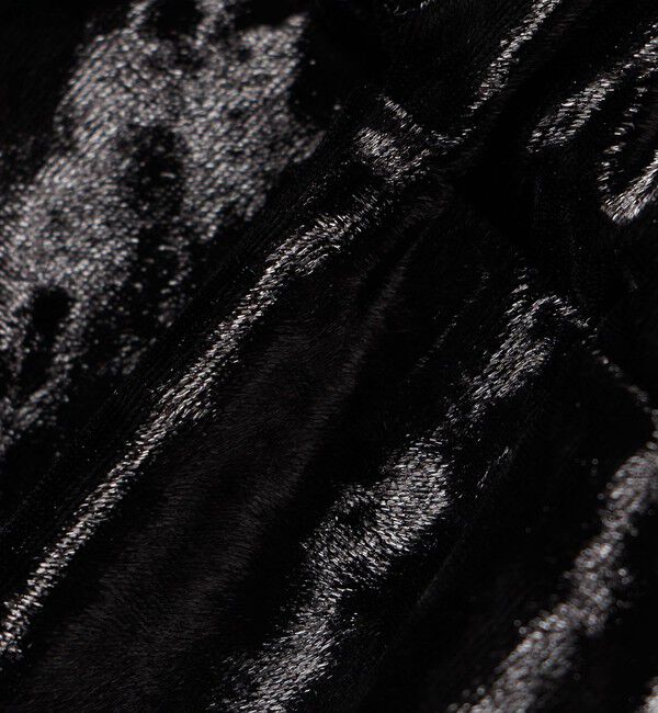 SHIPS any「SHIPS any:〈手洗い可能〉クラッシュ ベロア サイドライン ワイド イージー パンツ」|その他|