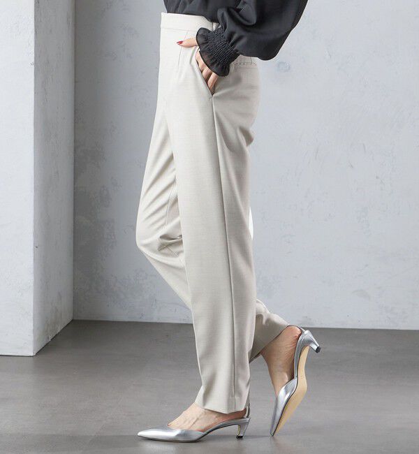 SHIPS for women「〈手洗い可能〉裏起毛 スリム テーパード パンツ」|その他|