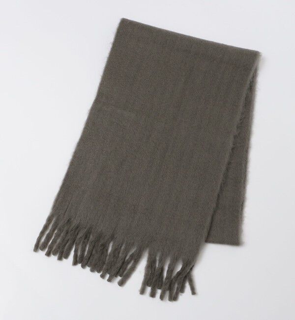 SHIPS「【WEB限定】SHIPS:〈洗濯機可能〉ボリューム マフラー (ソリッド)」|マフラー|