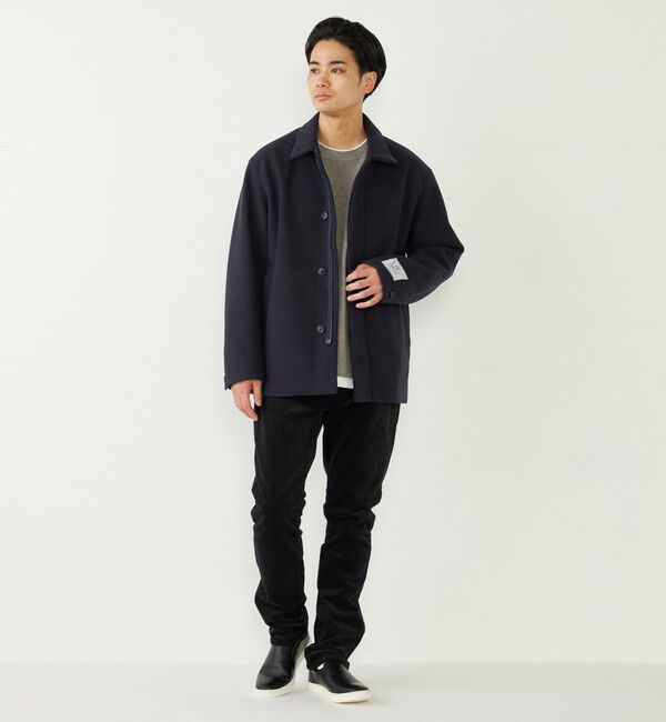 SHIPS Colors 「SHIPS Colors:THERMOLITE(R) ミックス ジップ ブルゾン」|ブルゾン・スタジャン|