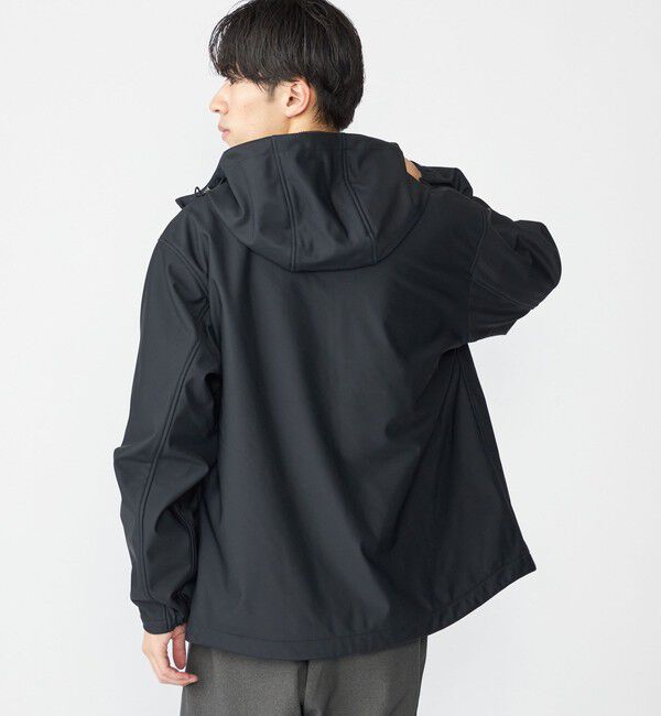 SHIPS「SHIPS:〈洗濯機可能〉ポンチ 裏フリース ストレッチ マウンテン パーカー」|ブルゾン・スタジャン|